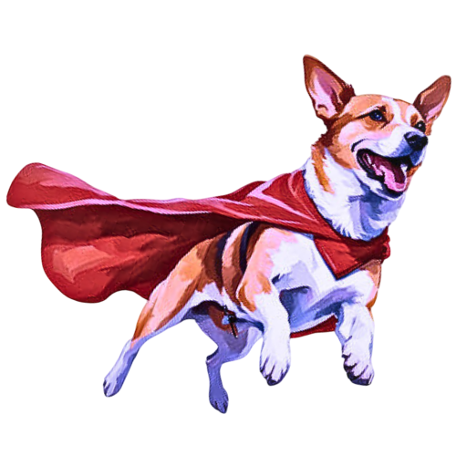 AxialPR mascot (dog)